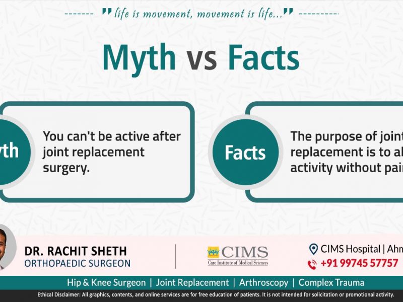 #JointReplacement - Myth vs Facts